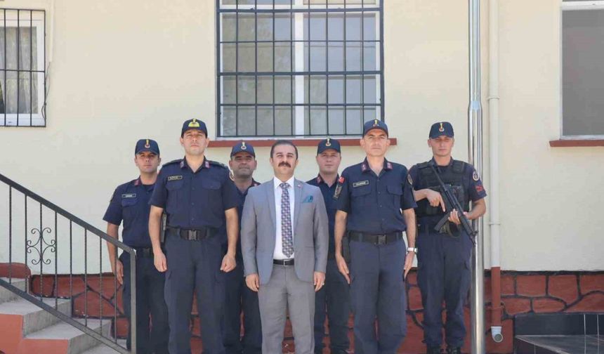 Koçarlı Kaymakamı Taşkın jandarma personeli ile bir araya geldi