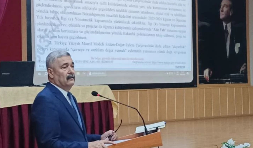 Efeler İlçe Milli Eğitim Müdüründen net mesaj