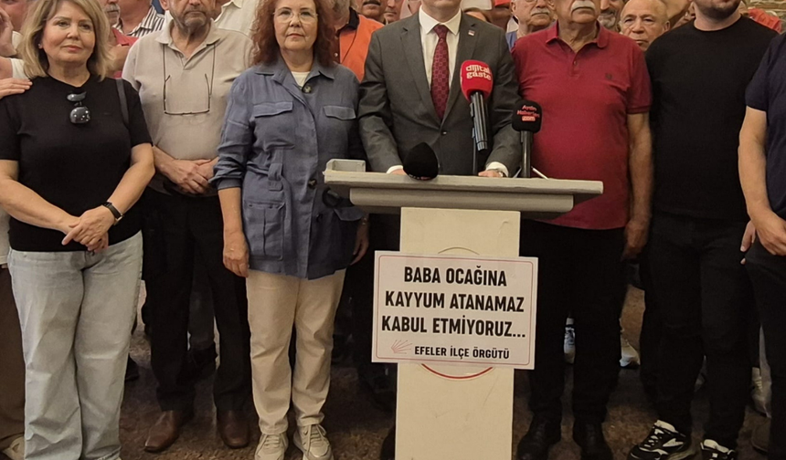CHP Aydın’dan kayyum itirazı: “Mahkemenin kararı yok hükmündedir”