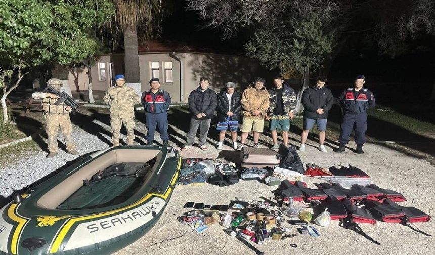 Kuşadası'nda Yasa Dışı Geçiş Hazırlığındaki 5 Düzensiz Göçmen Yakalandı