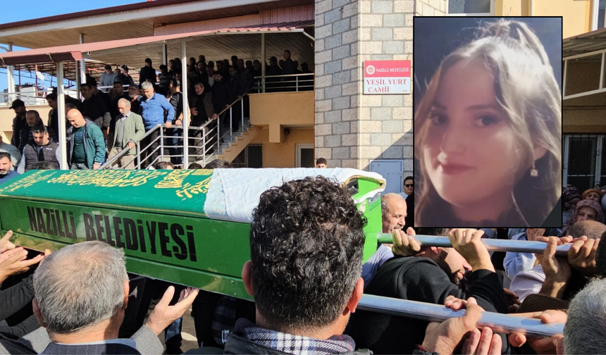Nazilli’deki yangında hayatını kaybeden genç kız toprağa verildi