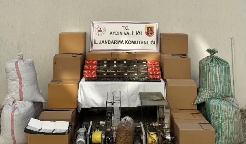 Efeler’de Kaçak Tütün Ve Sigara İmalatına Baskın: İki Kişi Gözaltında