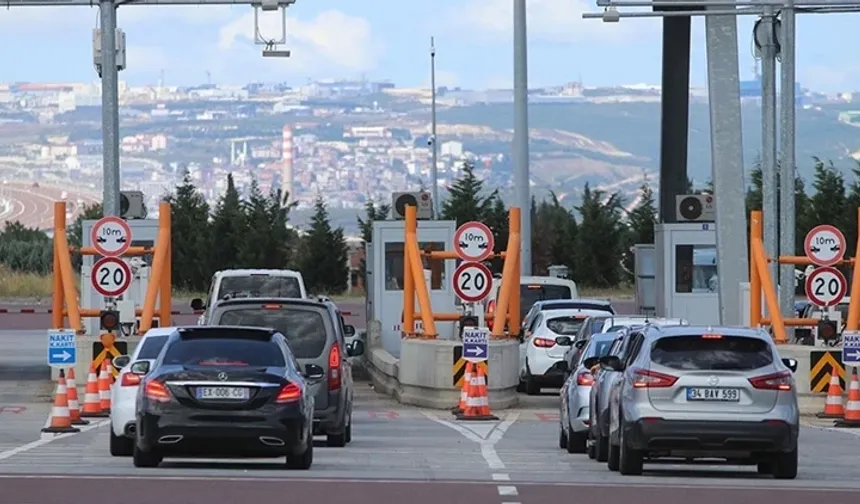 Köprü ve otoyol ücretlerine yeni yıl zammı
