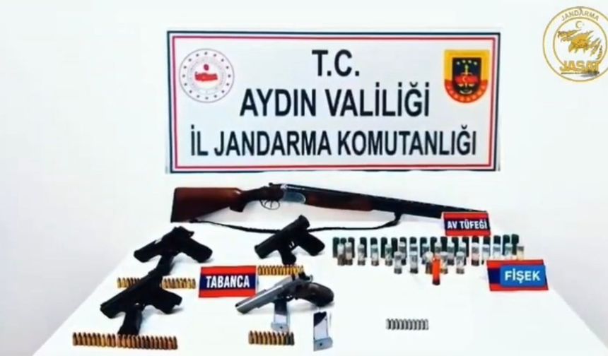 Söke'de silah operasyonu