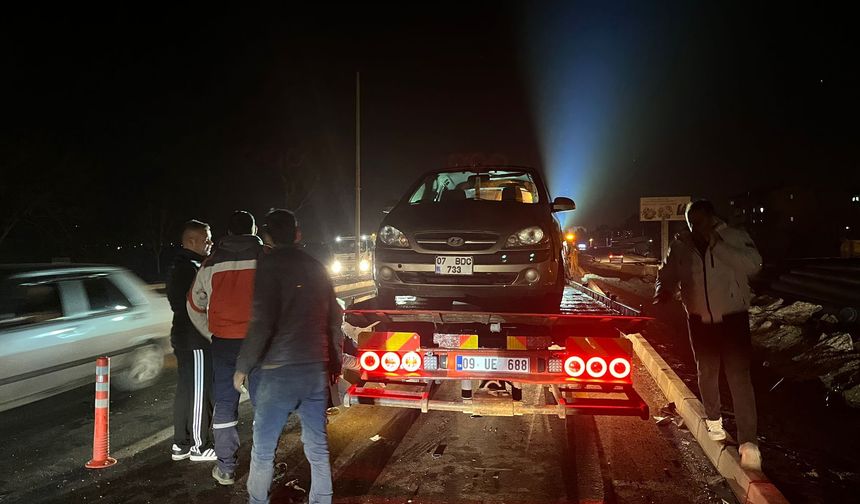 İncirliova'da zincirleme kaza: 2 yaralı