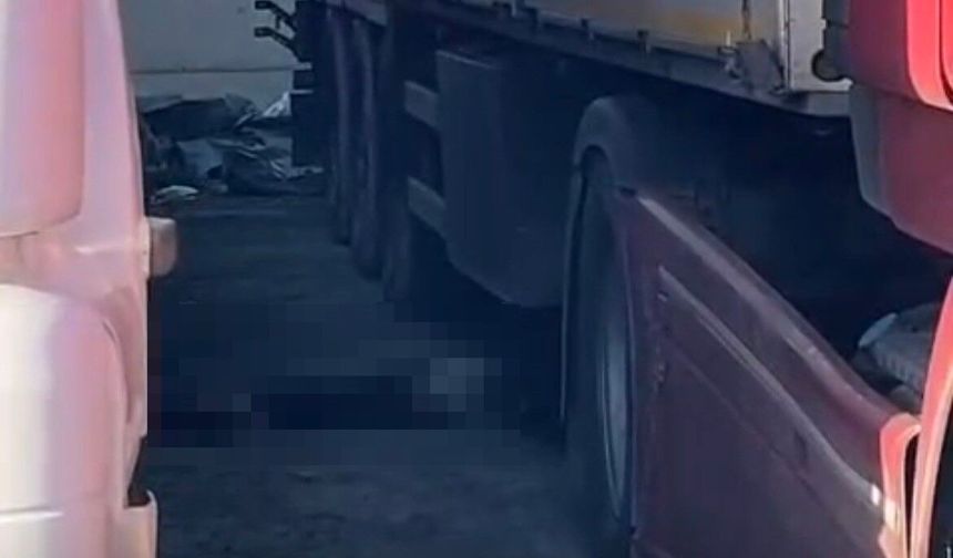 Geri manevra yapan tırın altında kalan şoför hayatını kaybetti