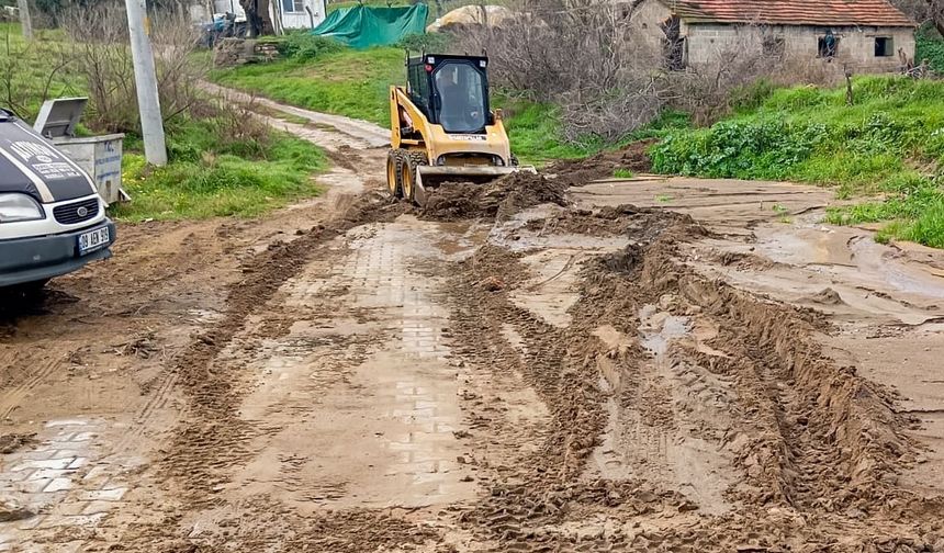 Efeler Belediyesi yağış sonrası sahaya indi