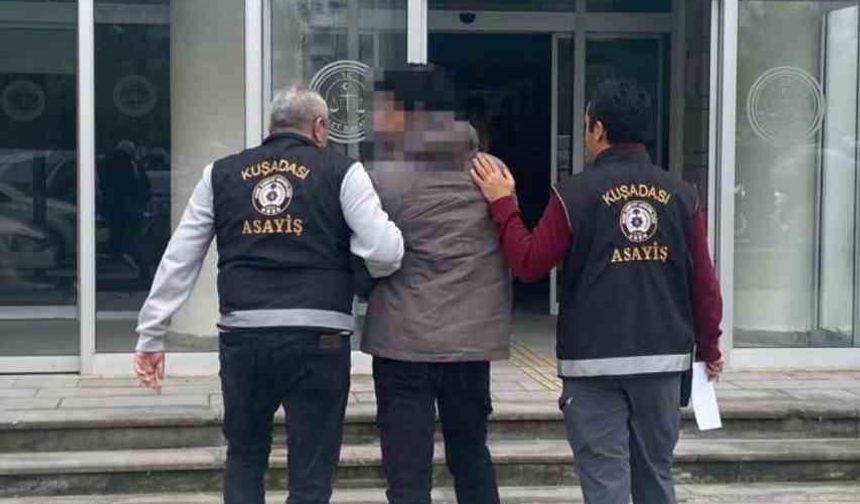 Hırsızlık suçundan aranan şahıs Kuşadası'nda yakalandı