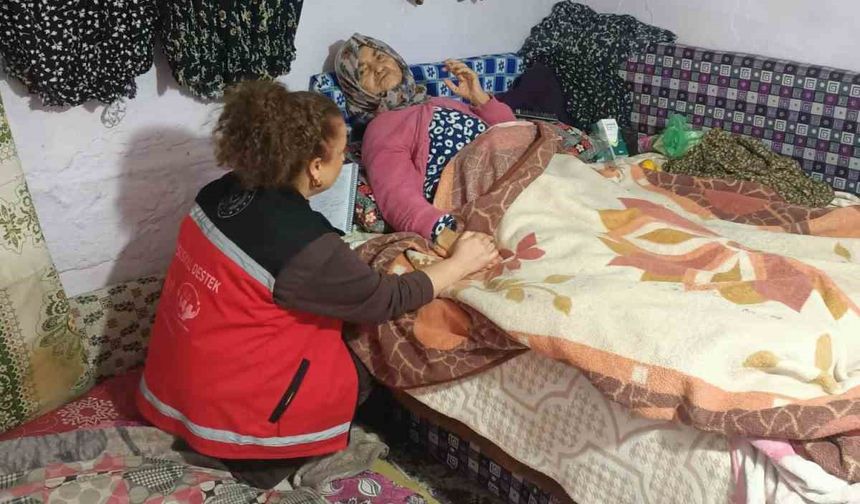 Yangın mağduru aileye barınma ve sosyal destek