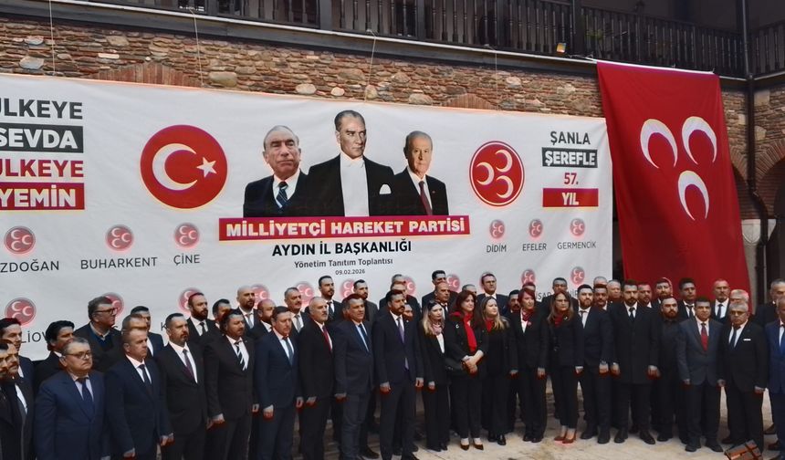 MHP Aydın, yeni yönetimi tanıttı