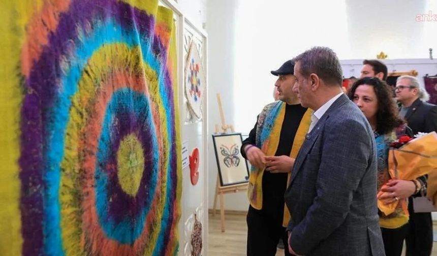 “Aşk Bir Direniştir” keçe sergisi sanatseverlerle buluştu