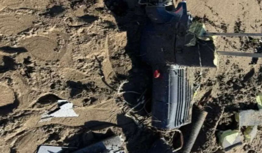 Halk plajında İHA alarmı: Ekipler inceliyor