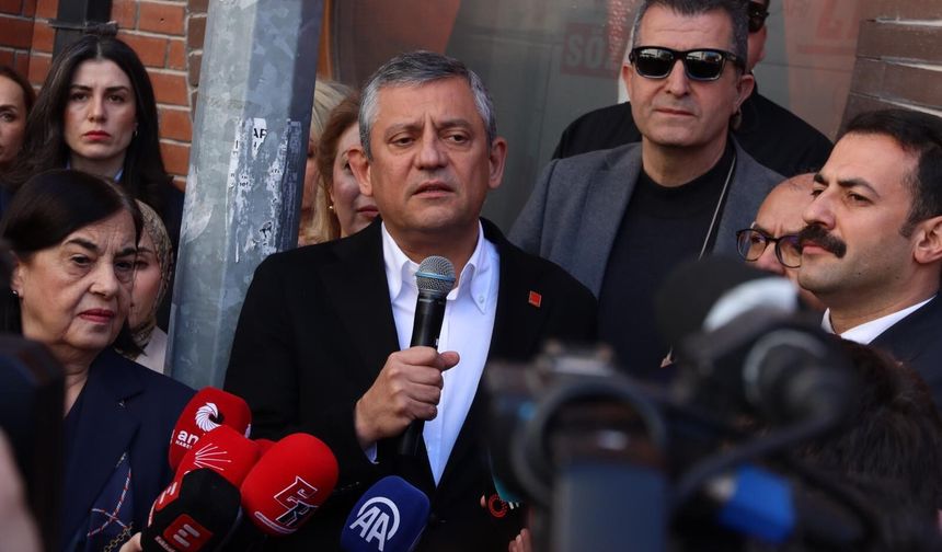 CHP Genel Başkanı Özel, İmamoğlu davası hakkında konuştu