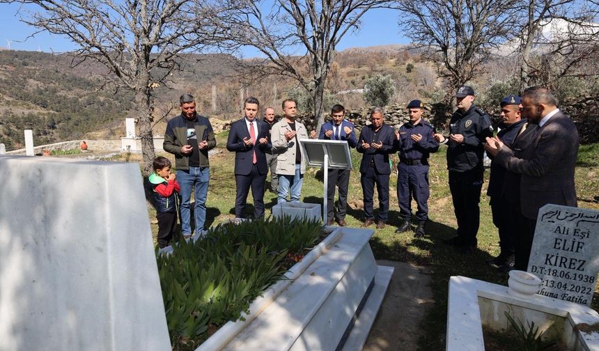 Karacasulu Şehit Kirez mezarı başında anıldı