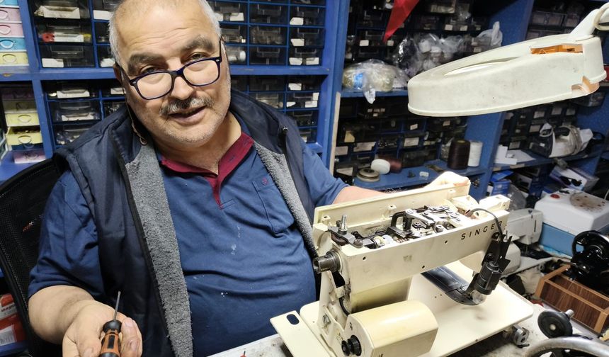 Terzilik yaparken makine tamircisi oldu, şimdi yetkili servis olarak hizmet veriyor