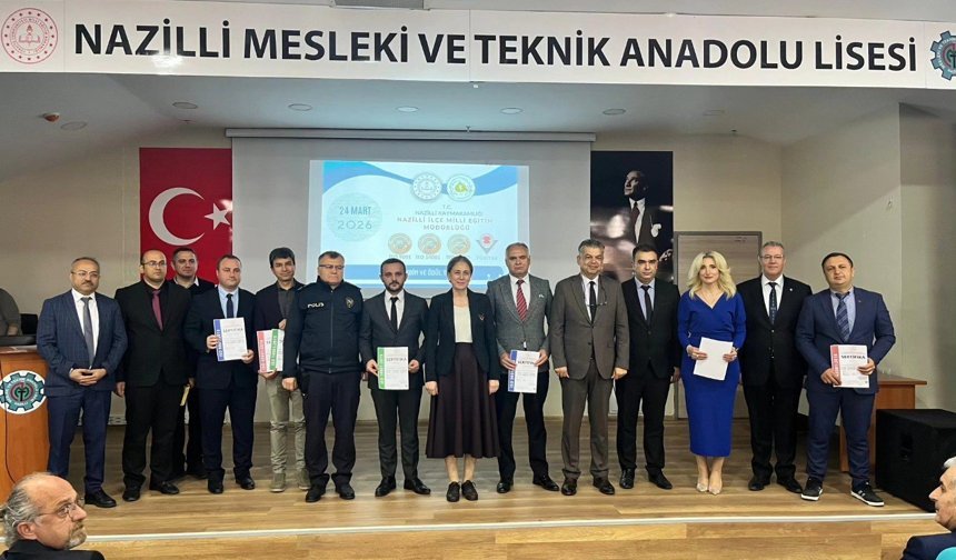 Nazilli’de projeleri ile dereceye giren okullar için ödül töreni düzenlendi