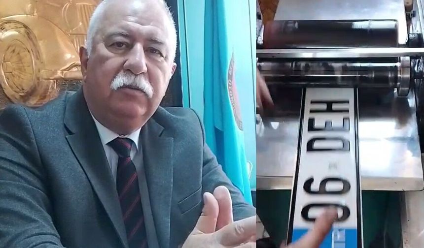 Özmeriç: Yasal plakalar sadece Şoförler Odalarında basılır