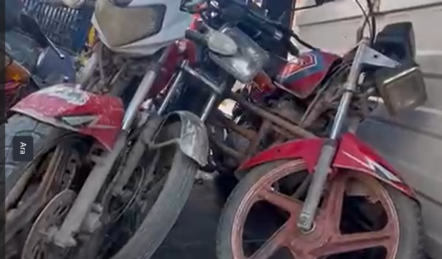 İncirliova’da plakasız motosikletler toplanıyor