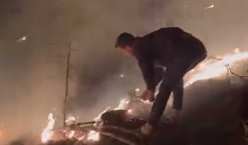 Bozdoğan’da orman yangını: Hızlı müdahale faciayı önledi