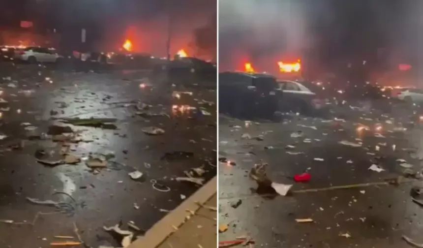 Görüntü Tel Aviv'de kaydedildi! Resmen kabusu yaşadılar