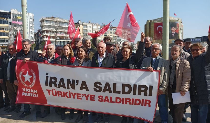 Aydın’da ABD ve İsrail protestosu