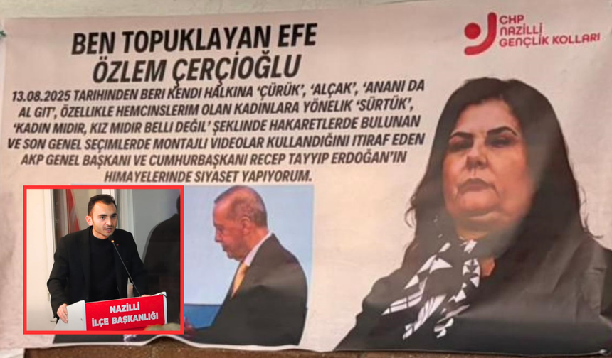 CHP Nazilli Gençlik Kolları Başkanı ifadeye çağrıldı