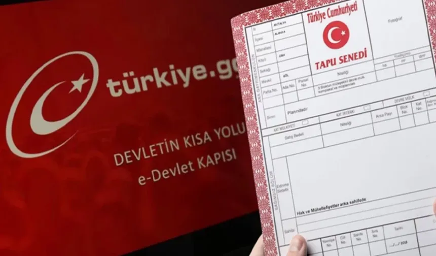 Tapu sahiplerine e-Devlet uyarısı