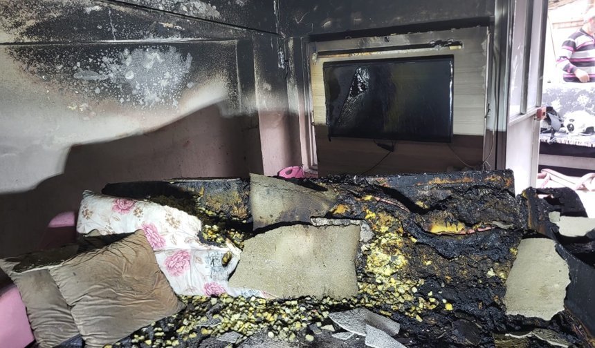 Nazilli’de ev yangını: Müstakil ev kullanılamaz hale geldi