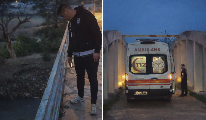 Köprüden atlayan genç kızı babası ve komşusu kurtardı