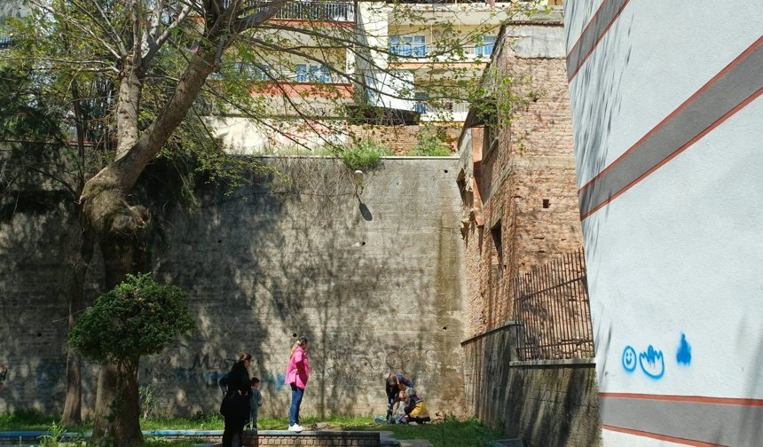 Efeler'de ot toplamak isteyen yaşlı kadın 5 metreden aşağı düştü