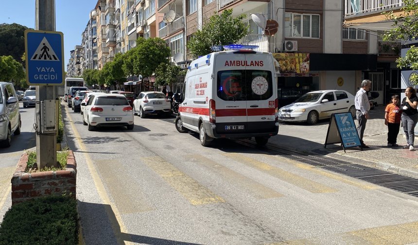 Efeler'de iki motosiklet çarpıştı: 1 yaralı