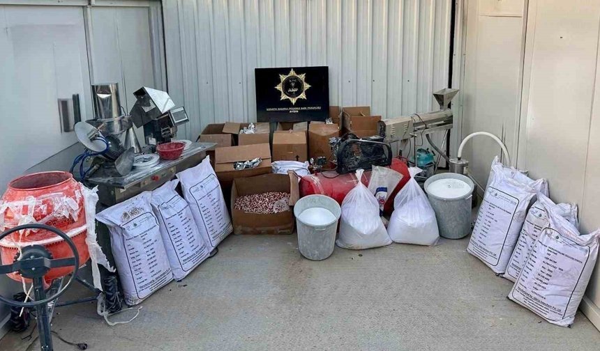Aydın polisinden zehir üretimine ağır darbe