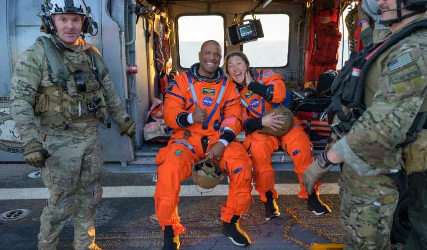 NASA’nın 4 astronotu Dünya’ya döndü