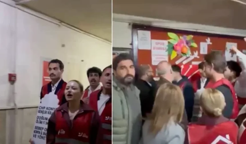 CHP’li gençler parti binasını bastı