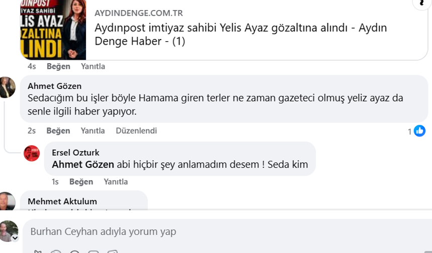 Ahmet Gözen, yorumda o ismi ifşa mı etti?