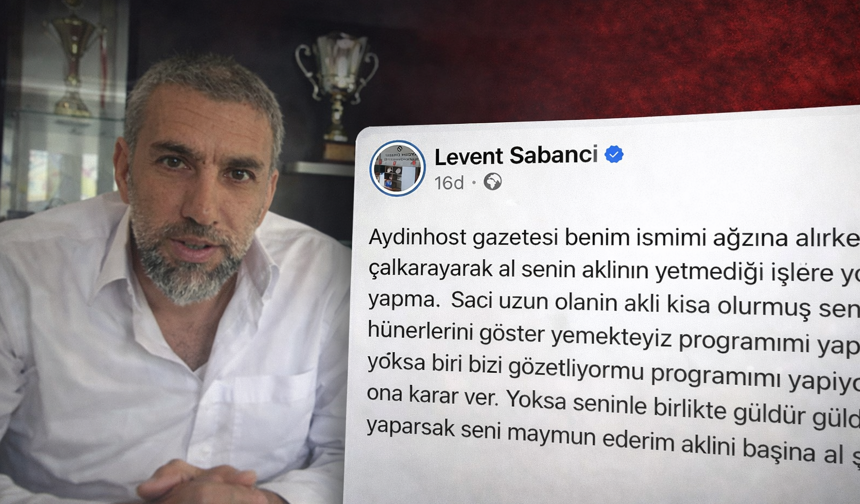 Çerçioğlu’nun trolü Sabancı’dan Aydınpost İmtiyaz sahibi Ayaz'a hakaret
