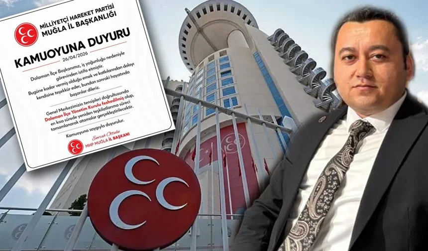 Tehdit görüntüsü çıkan ilçe başkanı istifa etti