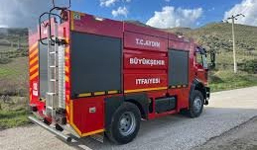 Aydın’da itfaiye aracı çalındı, Ankara’da yakalandı