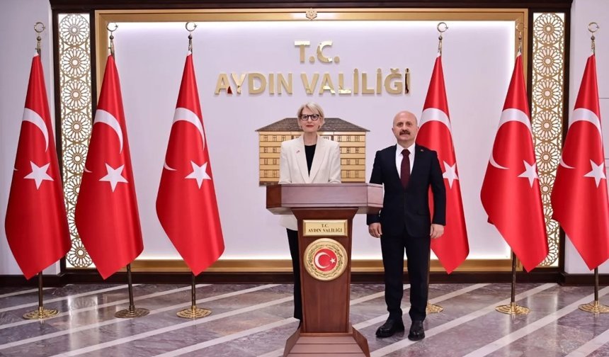 Aydın Valisi Osman Varol, İngiltere Büyükelçisi Jill Morris’i ağırladı