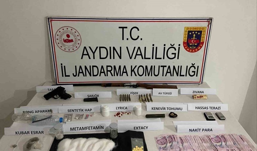 Germencik'te narkotik operasyonu