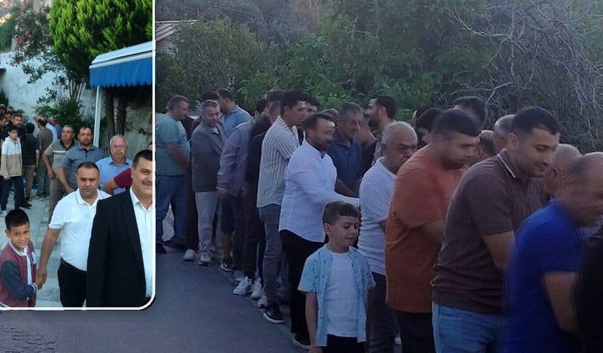 İncirliova’da asırlık gelenek için metrelerce kuyruk oluştu