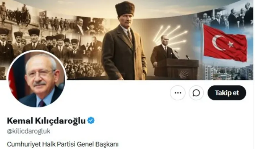 Kemal Kılıçdaroğlu, sosyal medya hesabına "CHP Genel Başkanı" unvanını yazdı
