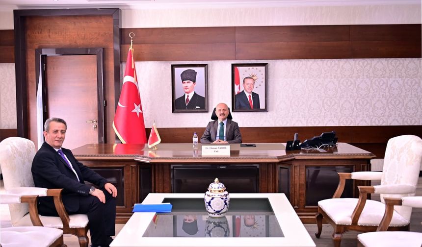 Başkan Yetişkin'den Vali Varol'a ziyaret