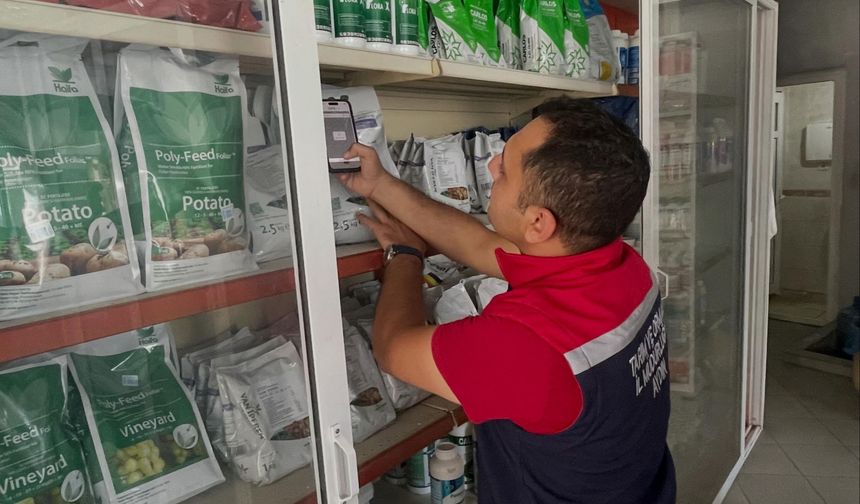 Söke'de gübre bayileri denetlendi