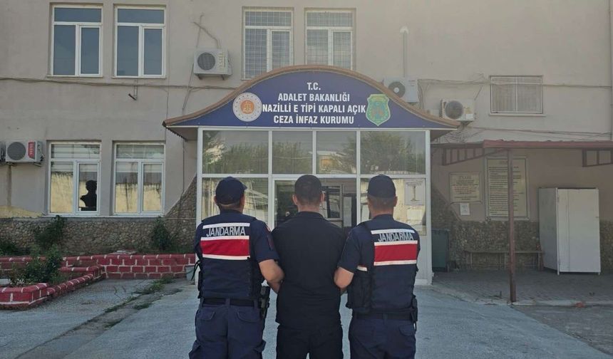 Nazilli’de uyuşturucu suçundan aranan hükümlü yakalandı
