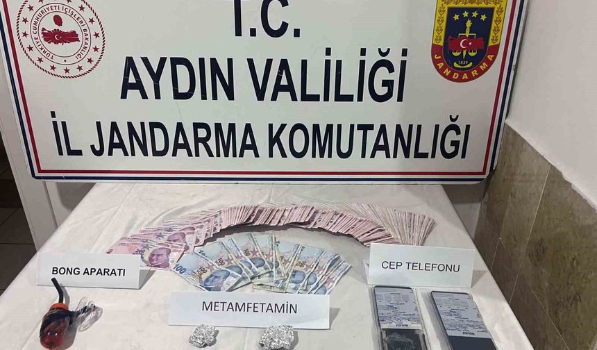 Nazilli'de yasaklı madde satıcısına suçüstü