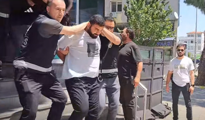 Çifte cinayetin zanlısı adliyeye sevk edildi