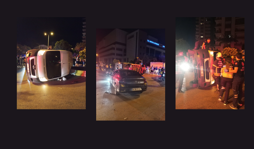 Efeler'de trafik kazası: 2 yaralı