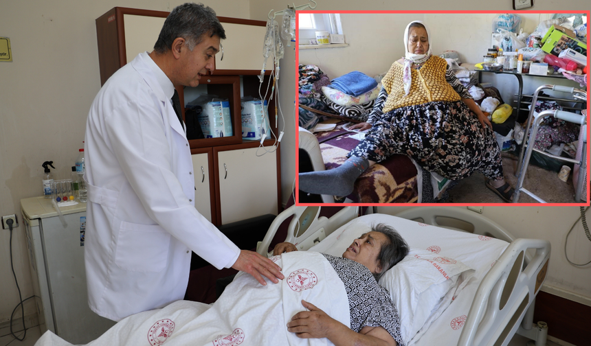 Karnından 40 kilogram kitle çıkarıldı