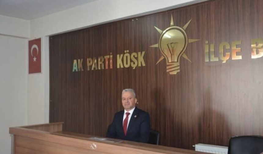 AK Parti Köşk İlçe Başkanlığı görevine Alim Öztürk atandı